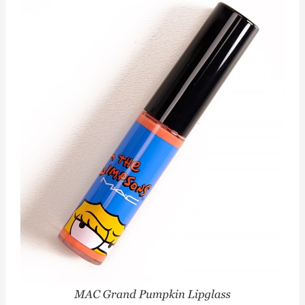 New MAC Simpson Grand Pumpkin Lipglass